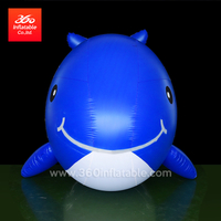 Mascota del delfín de la historieta de la ballena aduana de los inflables de la publicidad