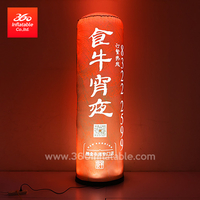 Anuncio inflable de la lámpara LED de la publicidad del restaurante