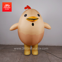 Precio del fabricante Precio de fábrica Publicidad Inflable Huevo de oro Traje de personaje de dibujos animados personalizado