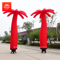 Alta calidad China 360 precio de fabricante inflable publicidad inflable Sky Dancer Red Coconut Tree Air Dancers personalizado