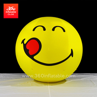 Globos de cara sonriente personalizados Globos inflables personalizados de publicidad