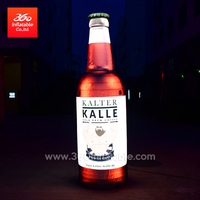 Botella inflable de publicidad de botellas de cerveza inflables personalizados