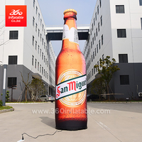 Botellas de cerveza personalizadas publicidad botella inflable publicitaria