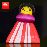 Cara sonriente mascota de dibujos animados inflables personalizados
