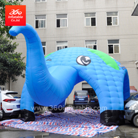 Tienda inflable personalizada que hace publicidad de las tiendas del elefante de los inflables
