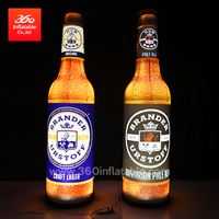 Botellas inflables personalizadas que hacen publicidad de inflables de botellas de cerveza